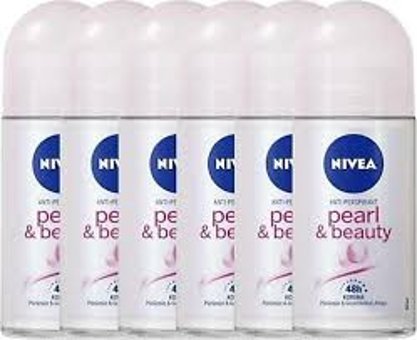 Nivea Pearly Beauty Pudralı Ter Önleyici Antiperspirant Roll-On Kadın 6x50 ml