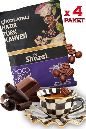 Shazel Çikolatalı Türk Kahvesi 4x400 gr