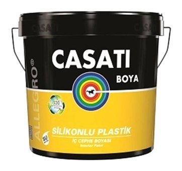 Casati Allegro Su Bazlı Silikonlu Plastik Mat İç Cephe Boyası 10 kg Gizem