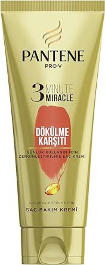 Pantene Pro-V 3 Minute Miracle Dökülme Karşıtı Kadın Saç Kremi 200 ml