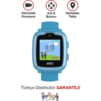 Wiky Watch 4 Plus Akıllı Saat Mavi