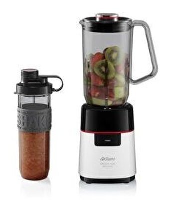 Arzum Ar1174-B 1 lt Plastik Kişisel Buz Kırıcı Turbo Fonksiyonu 500 W 4 Bıçaklı 2'li Smoothie Blender Beyaz