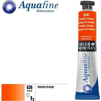 Daler Aquafine 636 Tüp Sulu Boya Rowney Orange