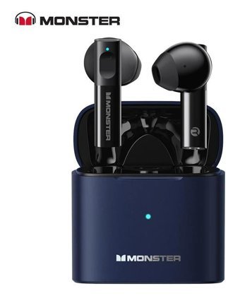 Monster Airmars XKT03 Tek Mikrofonlu 5.2 Silikonsuz Gürültü Önleyici Oyuncu Kablosuz Kulak İçi Bluetooth Kulaklık