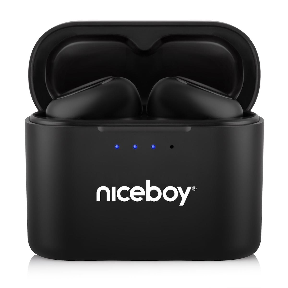 Niceboy HIVE Podsie 3 Tek Mikrofonlu 5.1 Silikonsuz Gürültü Önleyici Kablosuz Kulak İçi Bluetooth Kulaklık