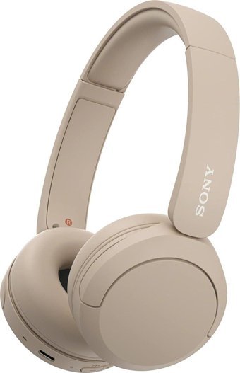 Sony Wh-Ch520 Tek Mikrofonlu 5.2 Silikonsuz Gürültü Önleyici Kablosuz Kulak Üstü Bluetooth Kulaklık Bej