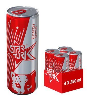 Star Türk Enerji İçeceği 4 Adet 250 ml