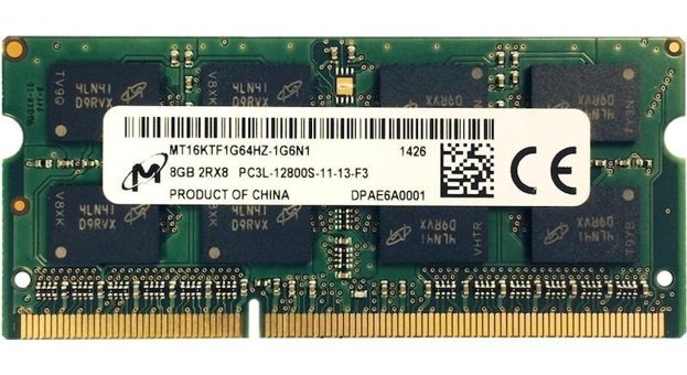 Micron MT16KTF1G64HZ-1G6N1 8 GB DDR3 1x8 1600 MHz Ram