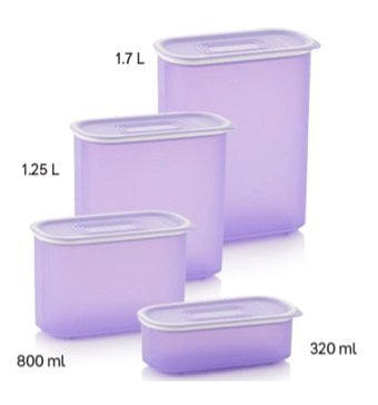 Tupperware Oval 8'li Plastik Saklama Kabı