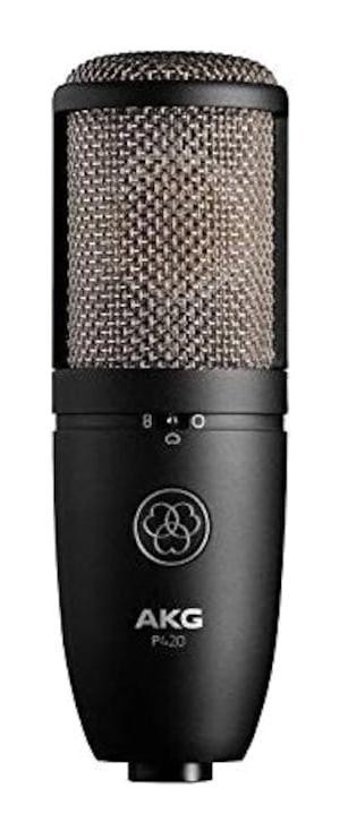 Akg P420 Condenser Lemo Kablolu Yayıncı Profesyonel Siyah Masaüstü Mikrofon