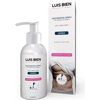 Luis Bien For Natural Beauty Normal Ciltler İçin Koltuk Altı Bacak Genital Bölge Unisex Tüy Dökücü Sprey 100 ml