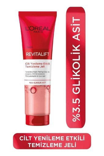 L'Oréal Paris Revitalift Cilt Yenileme Tüm Ciltler Yüz Temizleme Jeli 150 ml