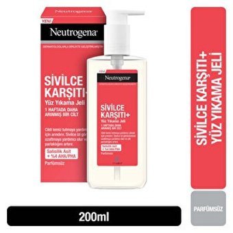 Neutrogena Sivilce Karşıtı Plus Tüm Ciltler Yüz Temizleme Jeli 200 ml