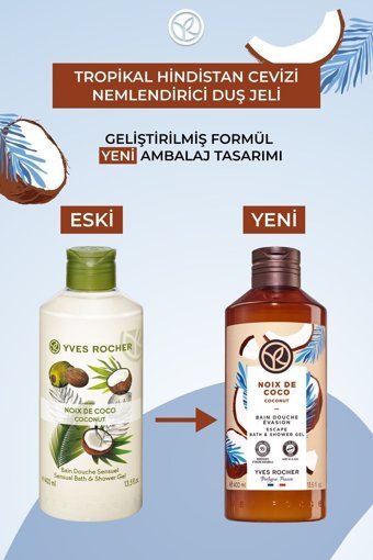 Yves Rocher Hindistan Cevizi Duş Jeli 400 ml