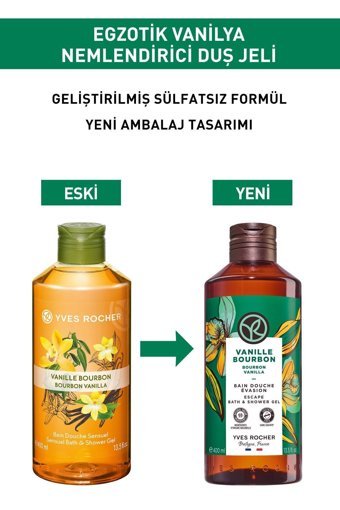 Yves Rocher Vanilyalı Nemlendirici Duş Jeli 400 ml