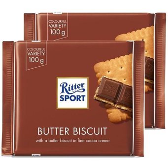 Ritter Butter Biscuit Çikolata 2x100 gr