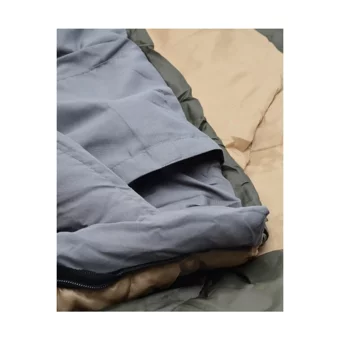 Nurgaz Campout -15 Derece Polyester Ekstrem Kamp Tek Kişilik Yetişkin Uyku Tulumu Haki-Kahverengi