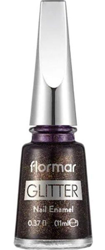 Flormar Glitter Purple Glare 44 Purple Glare Sedefli Oje