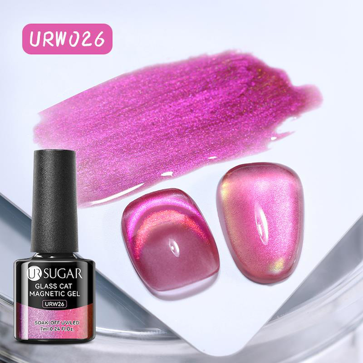 UrSugar Urw026 Pembe Kalıcı Sedefli Oje