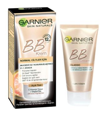 Garnier Mucizevi Cilt Kusursuzlaştırıcı Normal Ciltler İçin Işıltılı BB Krem Açık Ton