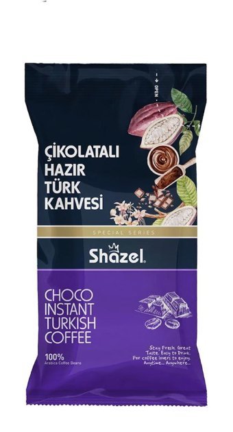 Shazel Ofis Seti Çikolatalı Orta Kavrulmuş Türk Kahvesi 12x10x12 gr