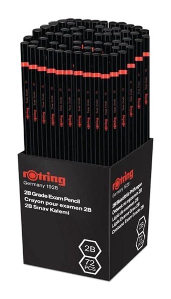 Rotring 2090068 72'li Yuvarlak Siyah 2B Kurşun Kalem Seti