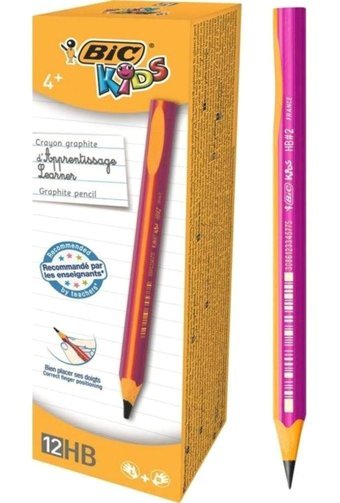 Bic Kids Evolution 12'li Köşeli Siyah HB Kurşun Kalem Seti