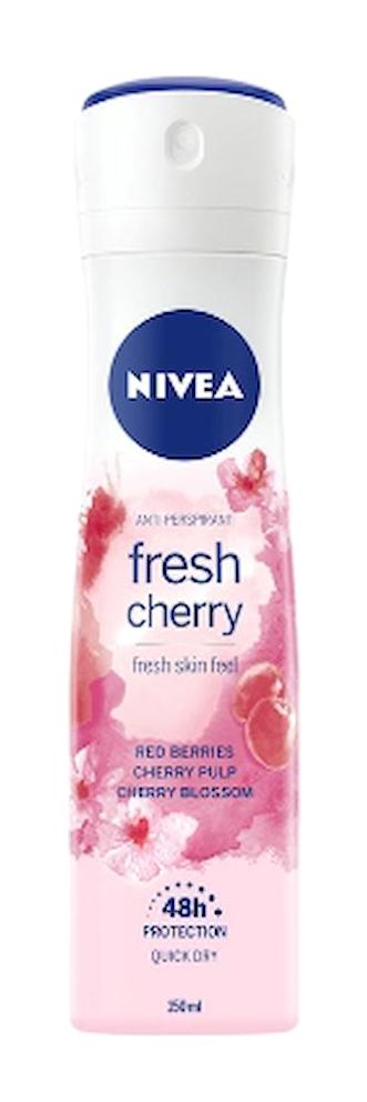 Nivea Fresh Cherry Antiperspirant Sprey Kadın Deodorant 6x150 ml