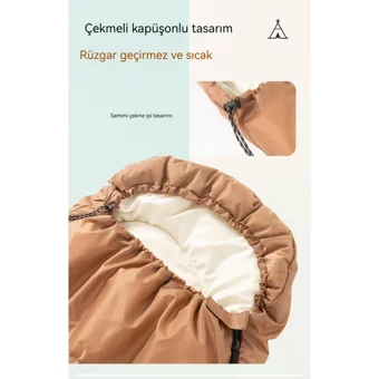 Oloey -10 Derece Polyester 4 Mevsim Kamp Tek Kişilik Yetişkin Uyku Tulumu Yeşil