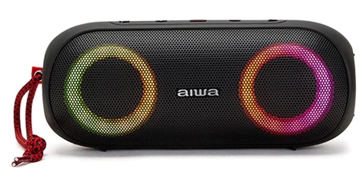 Aiwa BST-650BK Işıklı Siyah Bluetooth Hoparlör