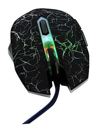 Hemobllo RGB Sessiz Yatay Makrolu Kablolu Siyah Optik Gaming Mouse