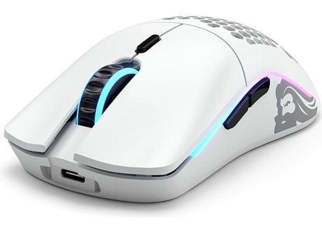 Glorious Model O RGB Yatay Makrolu Kablosuz Beyaz Optik Gaming Mouse