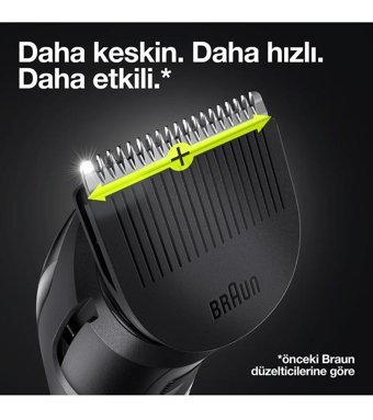 Braun MGK 5345 Saç Sakal 5 Başlıklı Çok Amaçlı Sinekkaydı Kuru Tıraş Makinesi