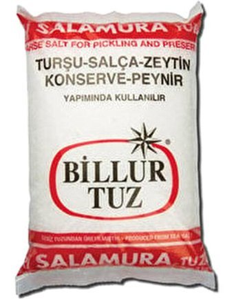 Billur İyotlu Toz Salamura Deniz Tuzu Paket 3 kg