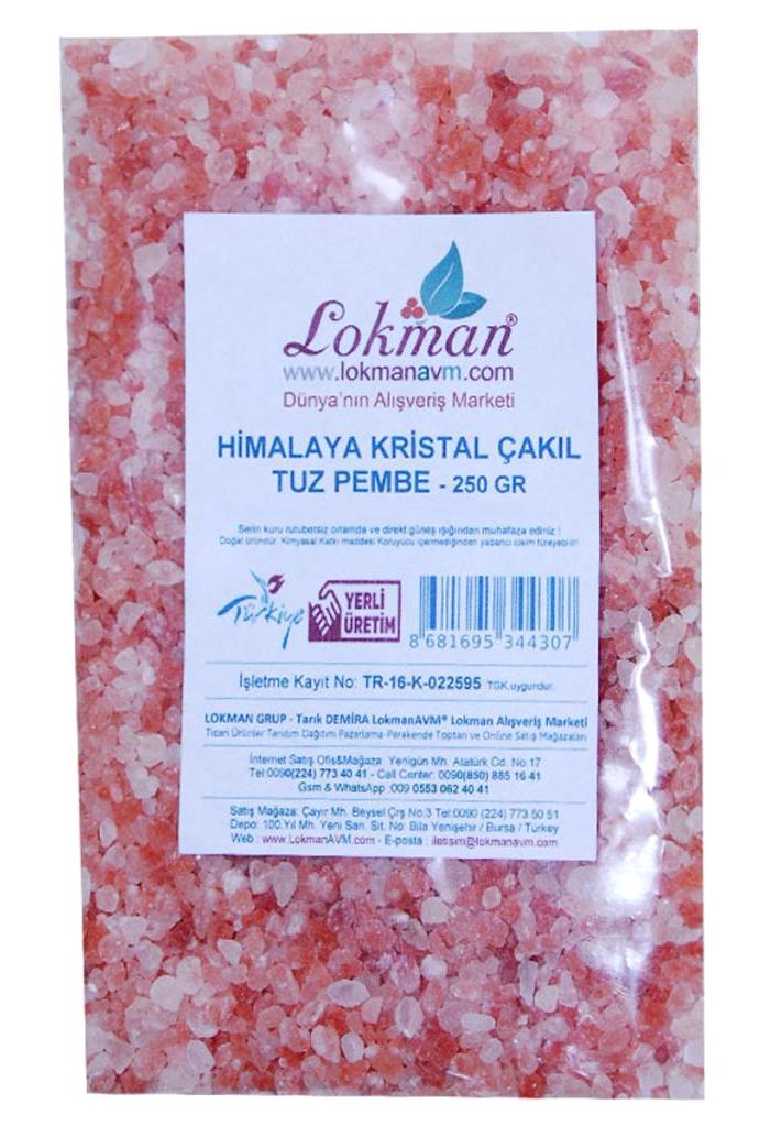 Lokman Avm Çakıl İyotlu Kristal Himalaya Tuzu Torba 250 gr