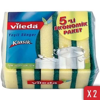 Vileda Klasik 2x5'li Bulaşık Süngeri