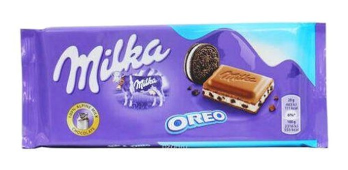 Milka Oreo Tablet Oreolu Sütlü Çikolata 100 gr 4 Adet