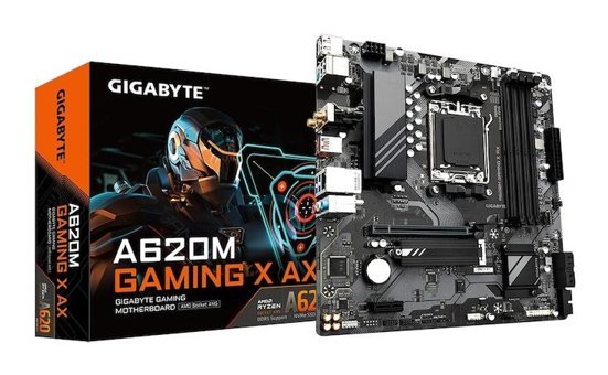 Gigabyte Gaming X A620M AM5 Soket DDR5 Bellek 8000 MHz PCIe 4.0 HDMI Overclock ATX Gaming AMD Uyumlu Anakart