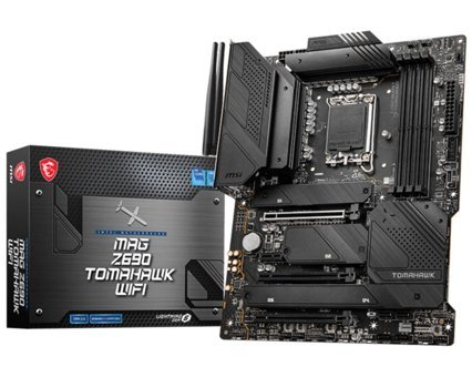 MSI Mag Tomahawk Z690 LGA 1700P Soket DDR5 Bellek 6400 Mhz PCIe 4.0 HDMI Wifi Overclock ATX Intel Uyumlu Anakart