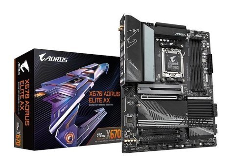 Gigabyte Aorus Elite X670 AM5 Soket DDR5 Bellek 6666 Mhz PCIe 4.0 HDMI Wifi Overclock ATX AMD Uyumlu Anakart