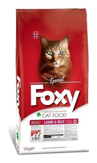 Foxy Special Kuzu Etli-Pirinçli Yetişkin Kedi Maması 15 kg