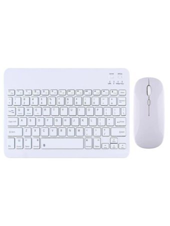 Hometech Alfa 8ST 8" Sessiz Beyaz Kablosuz Klavye Mouse Seti