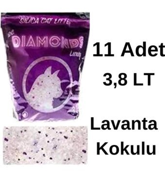 Diamonds Silika Kalın Taneli Silika Kedi Kumu 11x3.8 lt