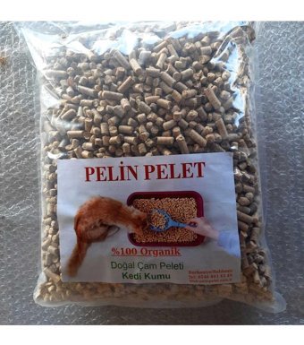 Pelin Pelet Kalın Taneli Çam Pelet Kedi Kumu 3x10 lt