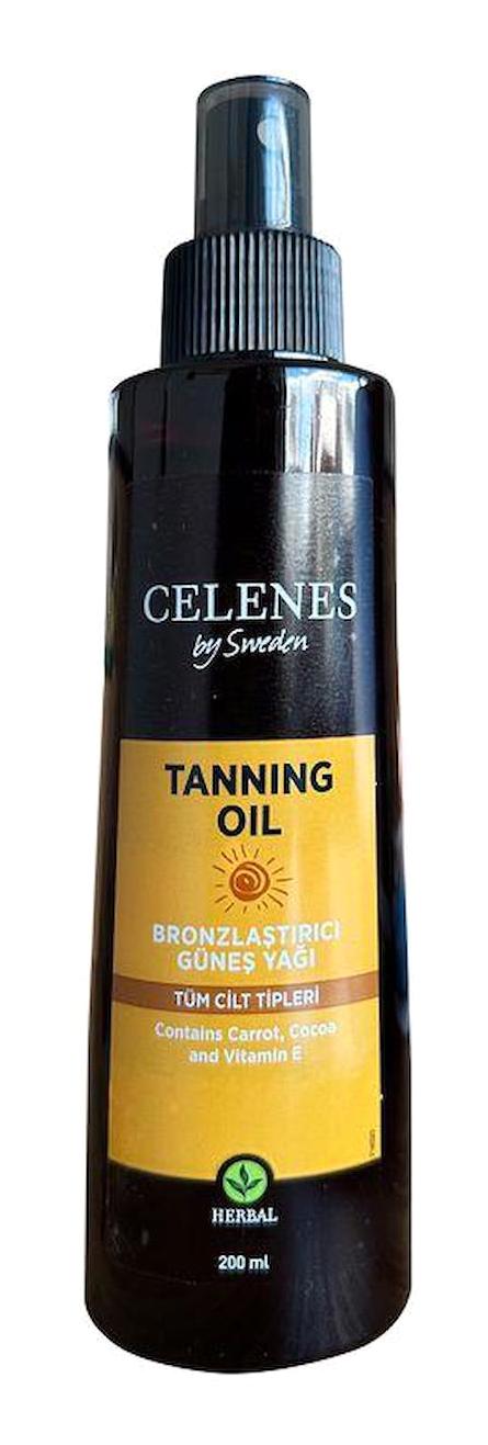 Celenes Herbal Tanning Oil Güneş Yağı 200 ml