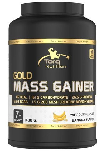 Torq Nutrition Gold Muz Aromalı 7 Servis Kas Kilo Gainer 1400 gr Toz