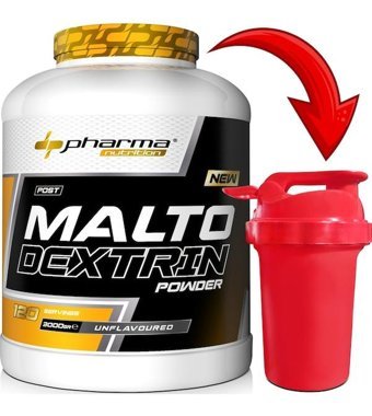 Pharma Nutrition Maltodextrin 120 Servis Kilo Aldırıcı Karbonhidrat 3000 gr Toz + Shaker Hediye