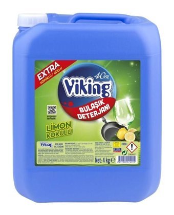 Viking Klasik Limon Kokulu Sıvı El Bulaşık Deterjanı 4 kg