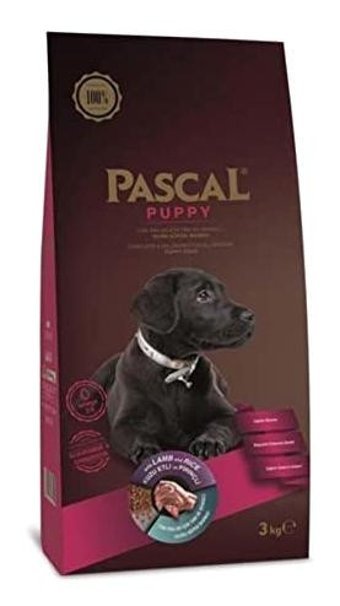 Pascal Puppy Kuzu Etli Tüm Irklar Yavru Köpek Maması 3 kg