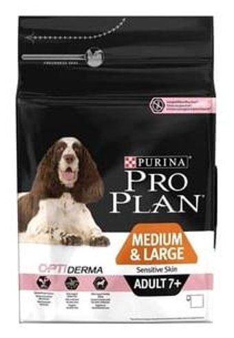 Proplan Sensitive Skin Somonlu Tüm Irklar Yaşlı Köpek Maması 14 kg